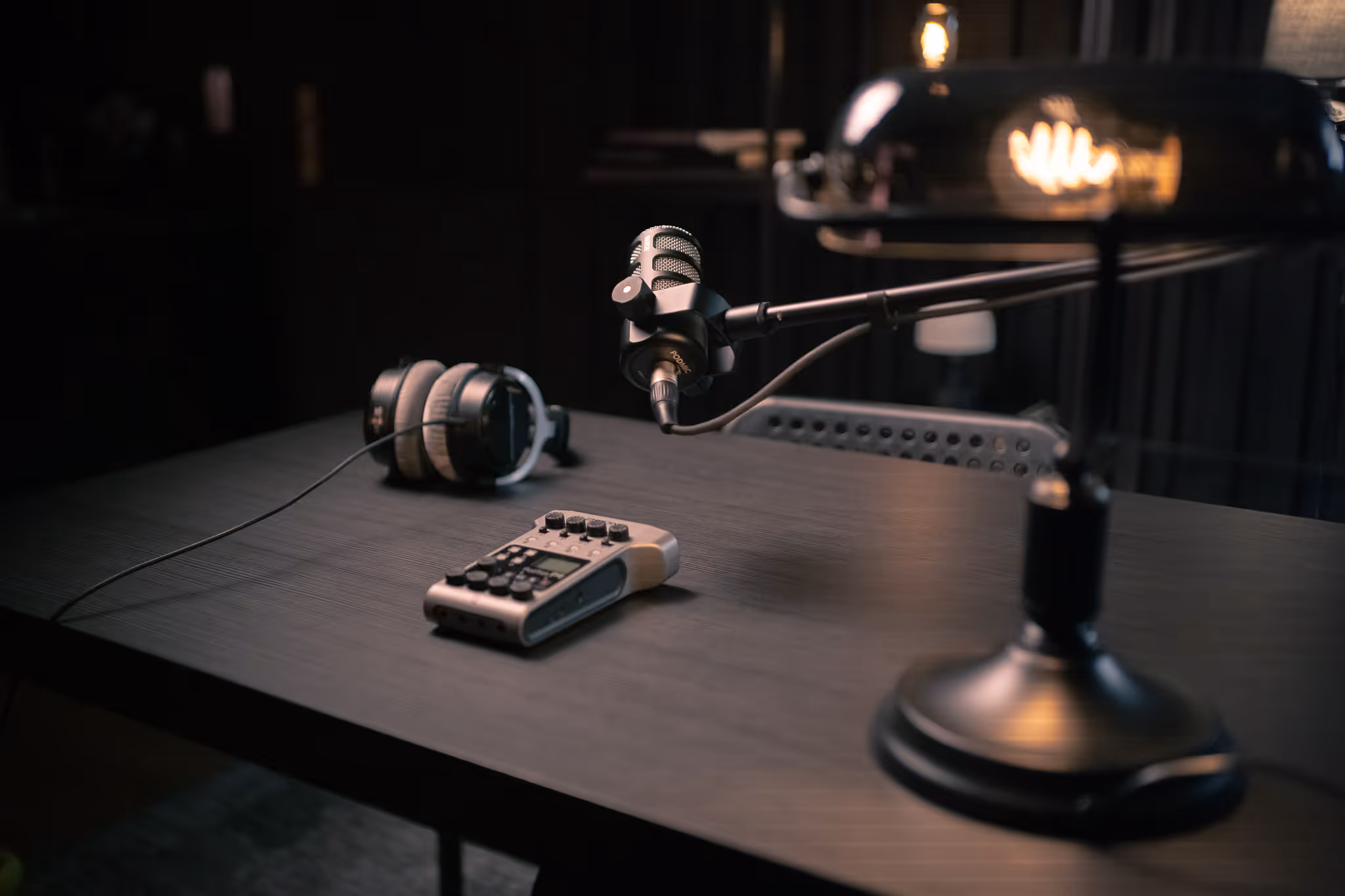 Podcast Studio in Augsburg mit alle Technik